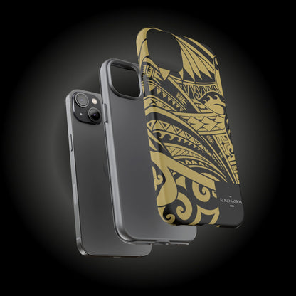 iPhone Tough Phone Case - Bloom Gold - AU/NZ/USA