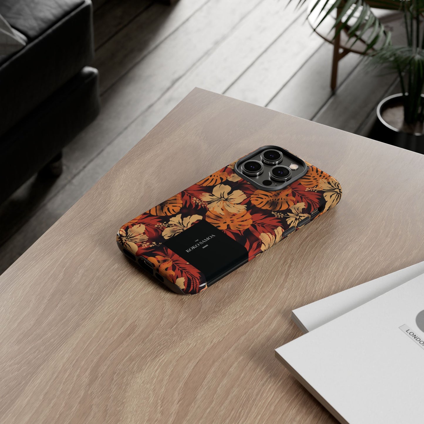 iPhone Tough Phone Case - Lalomanu Ember - AU/NZ/USA