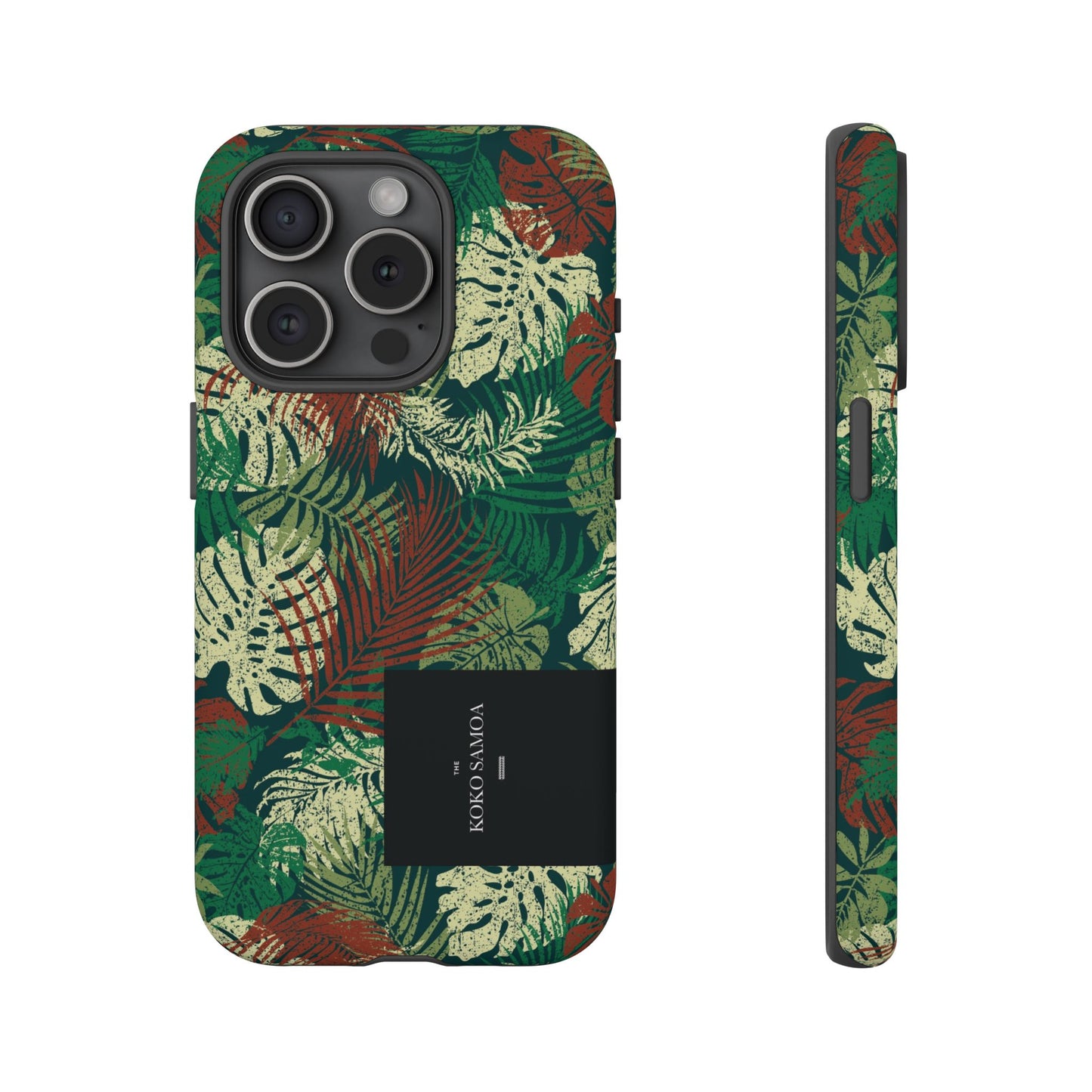 iPhone Tough Phone Case - Tafatafa Greens - AU/NZ/USA