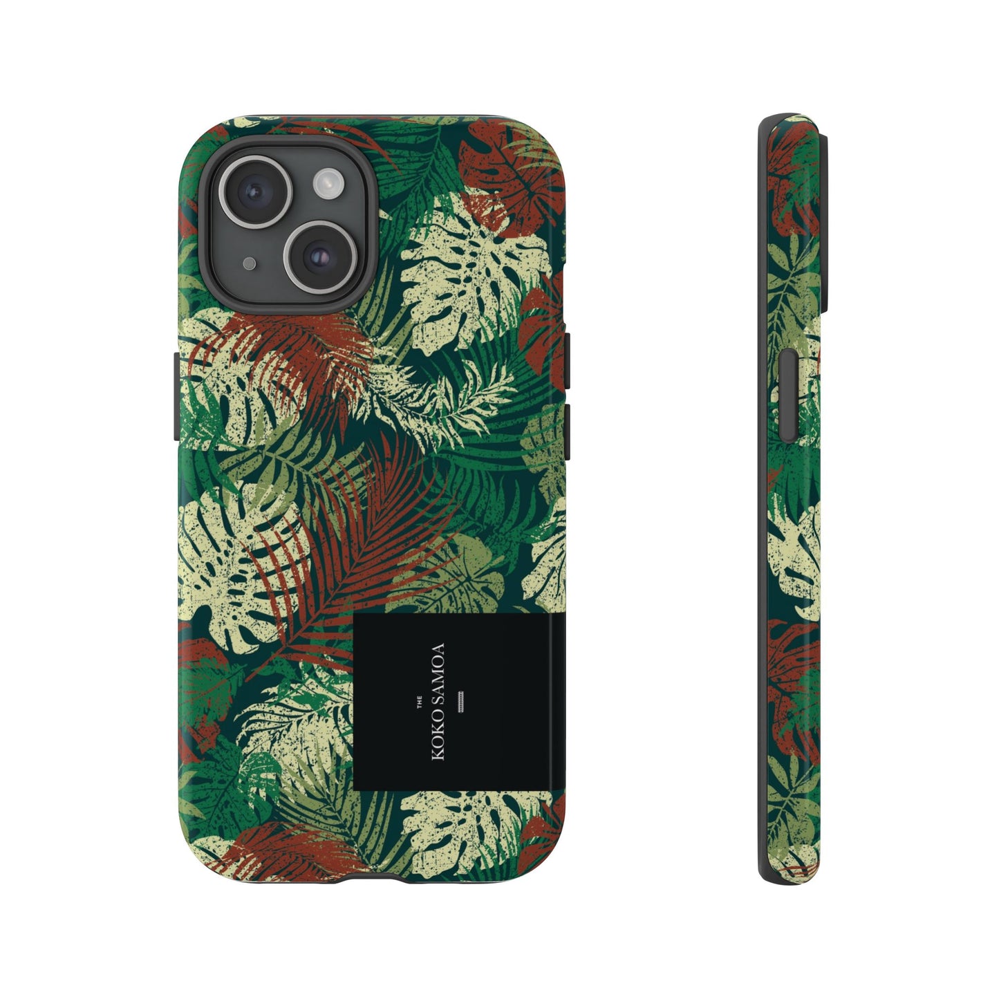 iPhone Tough Phone Case - Tafatafa Greens - AU/NZ/USA