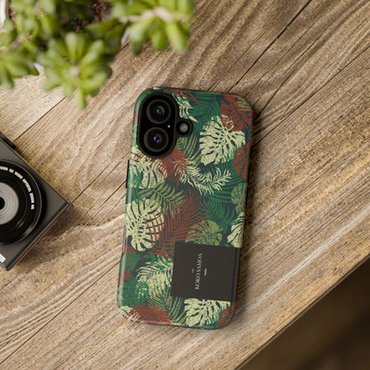 iPhone Tough Phone Case - Tafatafa Greens - AU/NZ/USA