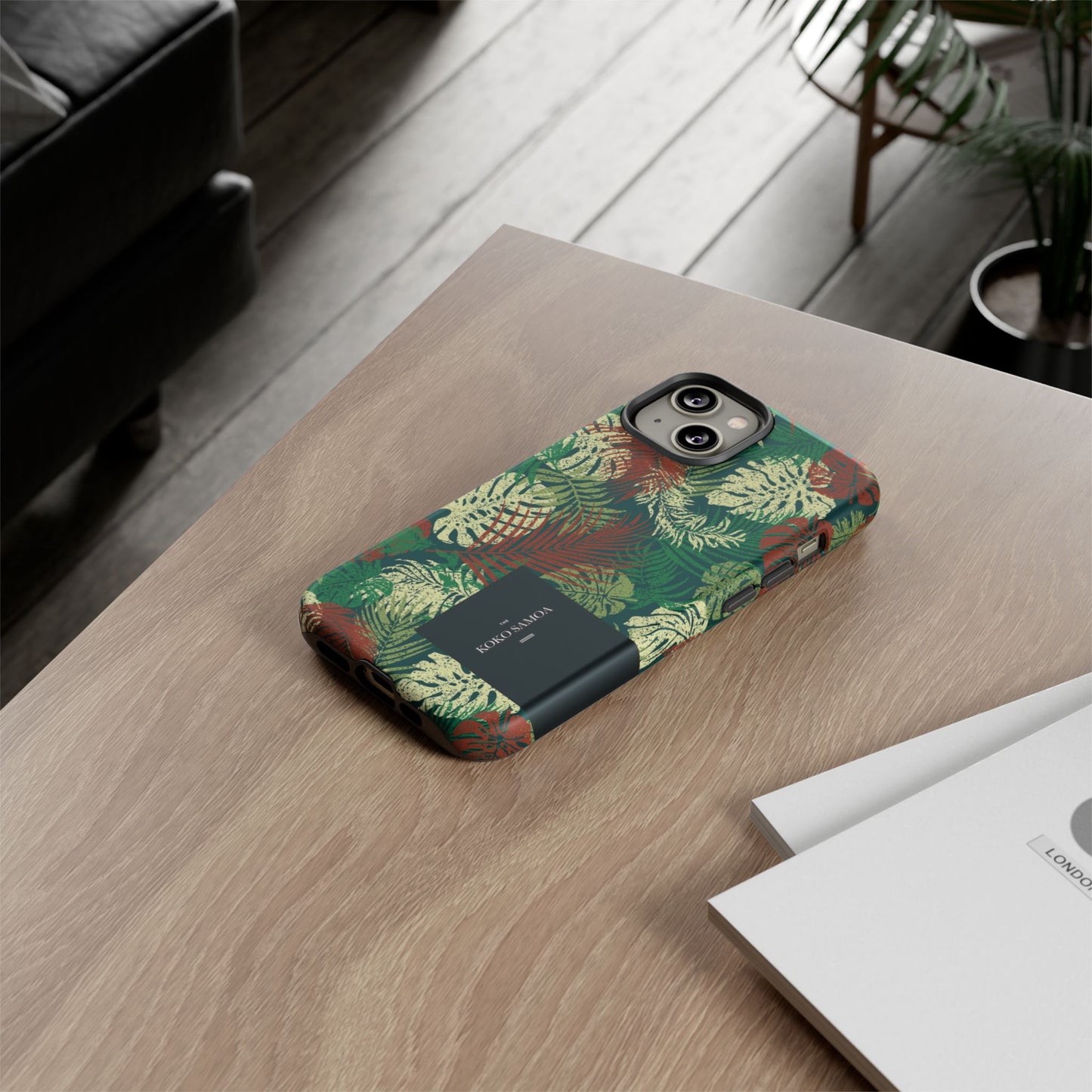 iPhone Tough Phone Case - Tafatafa Greens - AU/NZ/USA