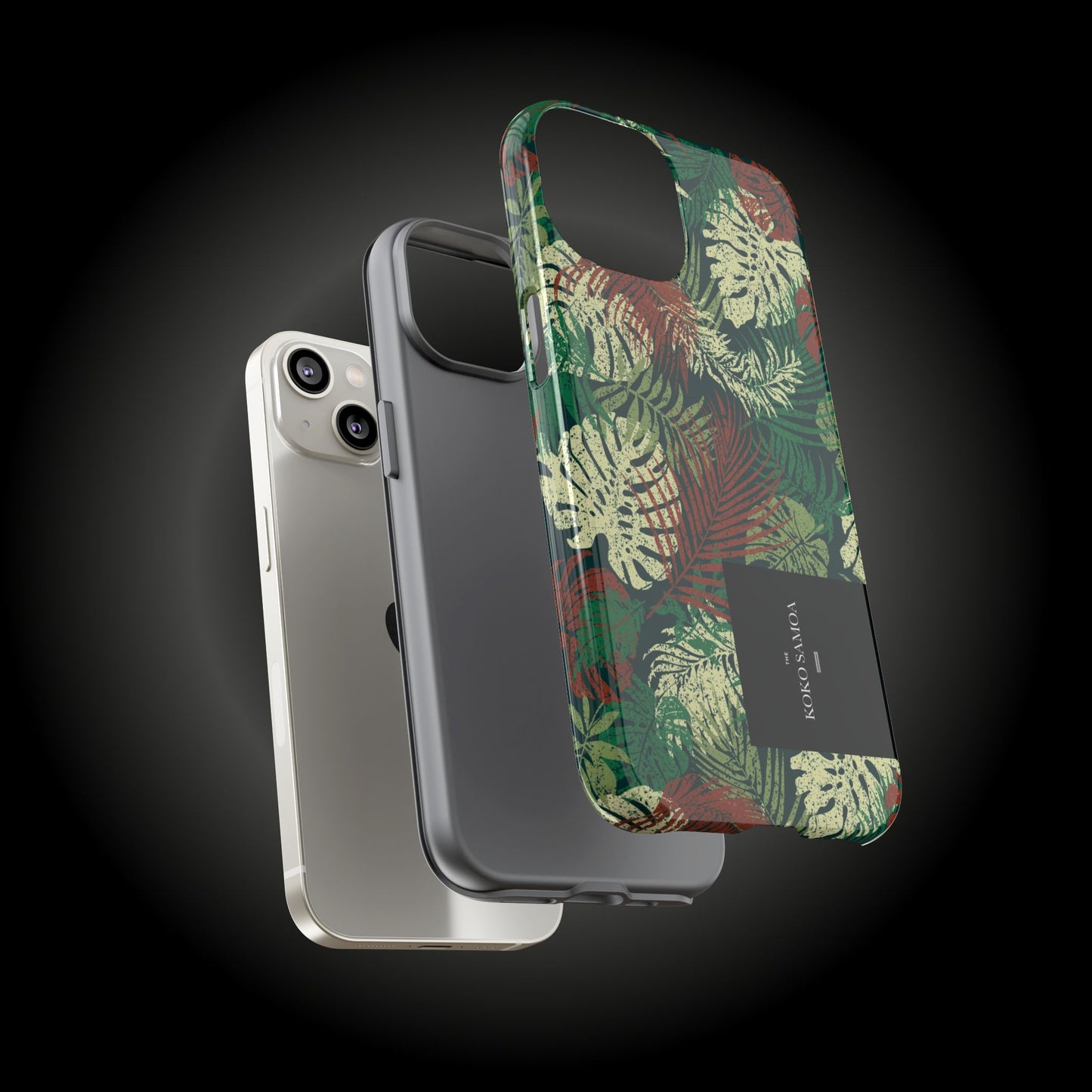 iPhone Tough Phone Case - Tafatafa Greens - AU/NZ/USA