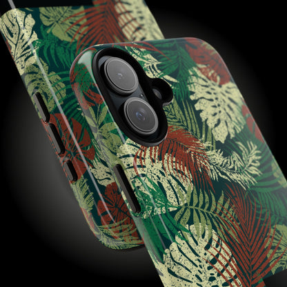 iPhone Tough Phone Case - Tafatafa Greens - AU/NZ/USA