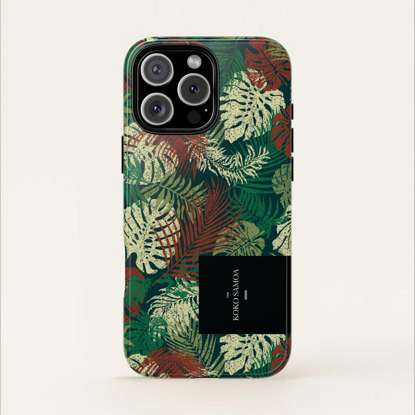 iPhone Tough Phone Case - Tafatafa Greens - AU/NZ/USA