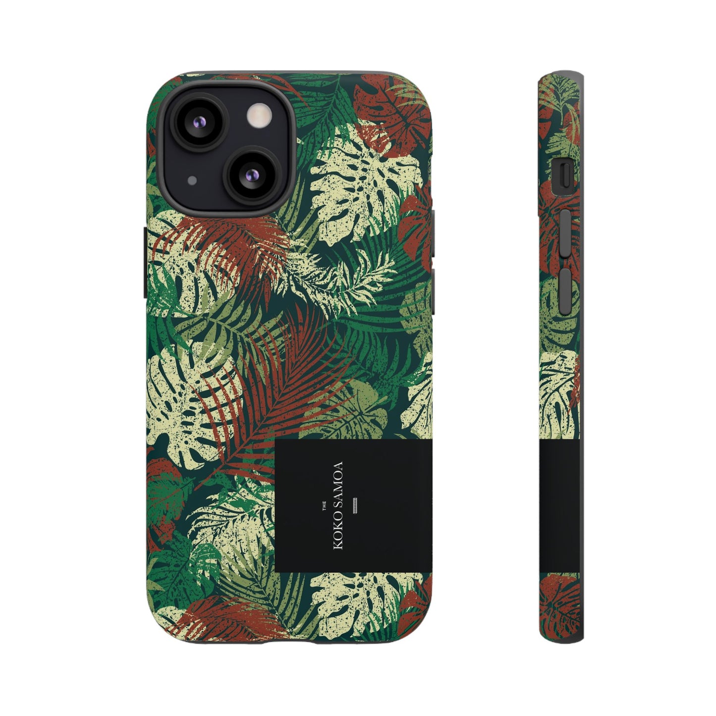 iPhone Tough Phone Case - Tafatafa Greens - AU/NZ/USA