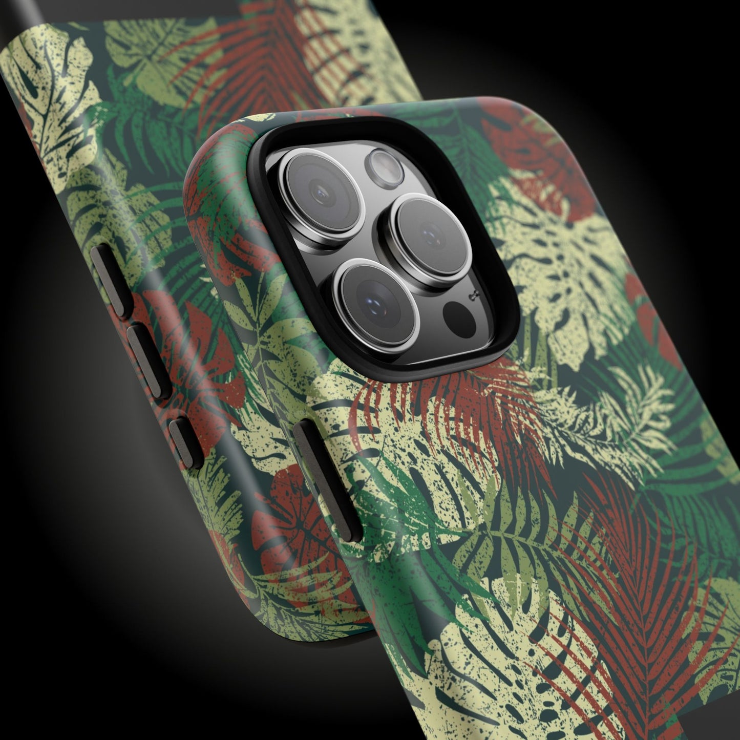 iPhone Tough Phone Case - Tafatafa Greens - AU/NZ/USA