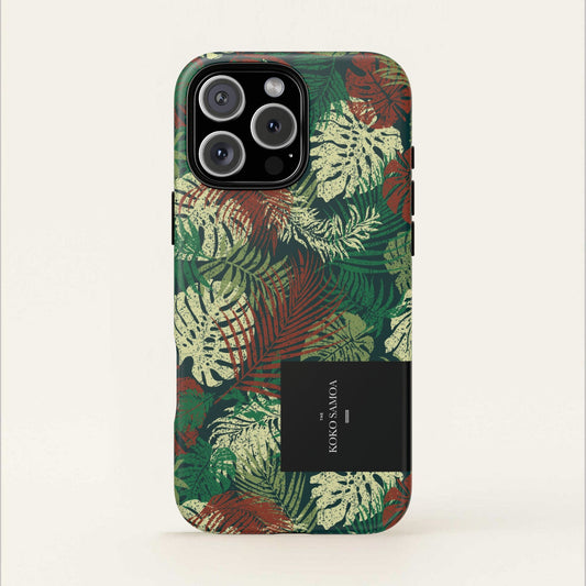 iPhone Tough Phone Case - Tafatafa Greens - AU/NZ/USA