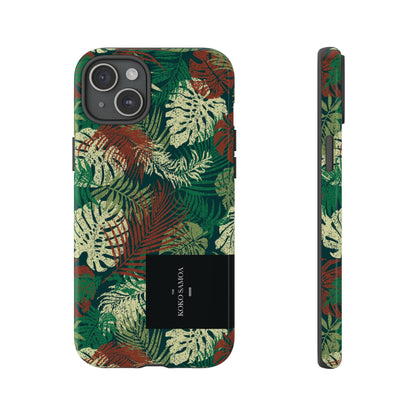 iPhone Tough Phone Case - Tafatafa Greens - AU/NZ/USA