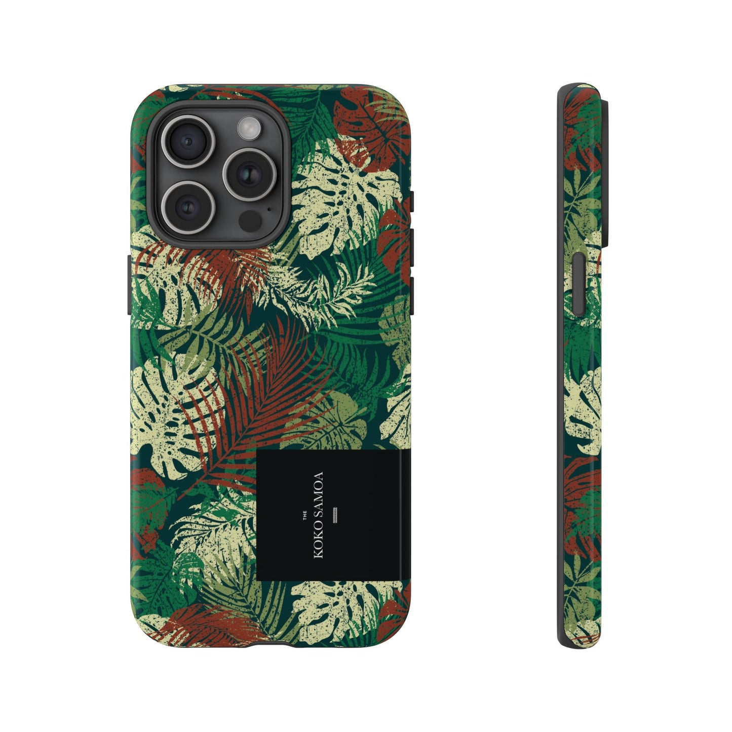 iPhone Tough Phone Case - Tafatafa Greens - AU/NZ/USA