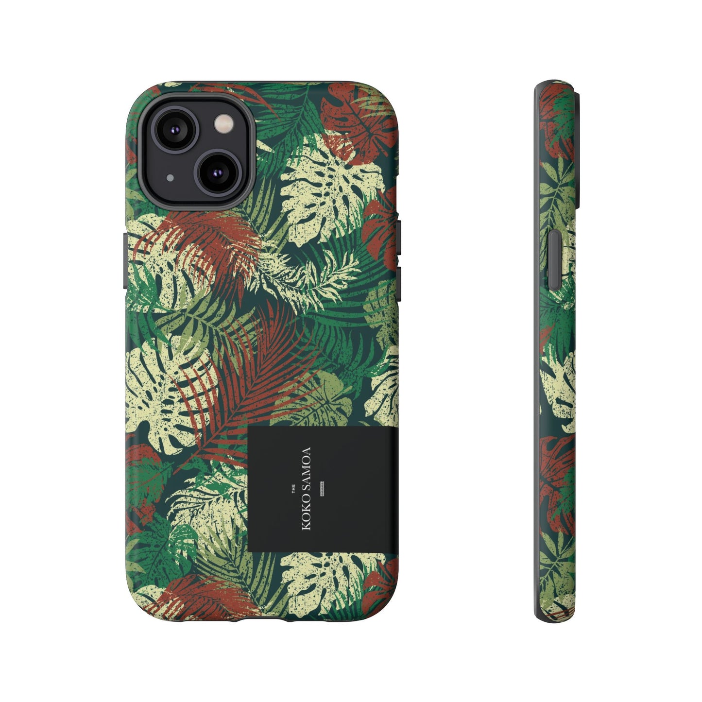 iPhone Tough Phone Case - Tafatafa Greens - AU/NZ/USA