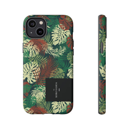 iPhone Tough Phone Case - Tafatafa Greens - AU/NZ/USA