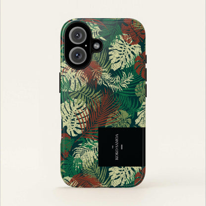 iPhone Tough Phone Case - Tafatafa Greens - AU/NZ/USA