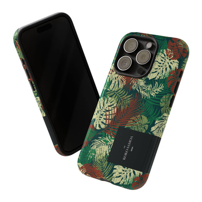 iPhone Tough Phone Case - Tafatafa Greens - AU/NZ/USA