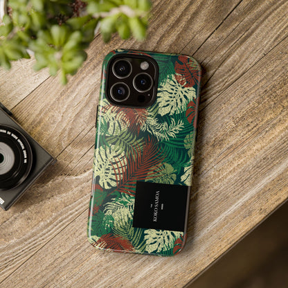 iPhone Tough Phone Case - Tafatafa Greens - AU/NZ/USA