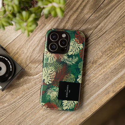 iPhone Tough Phone Case - Tafatafa Greens - AU/NZ/USA