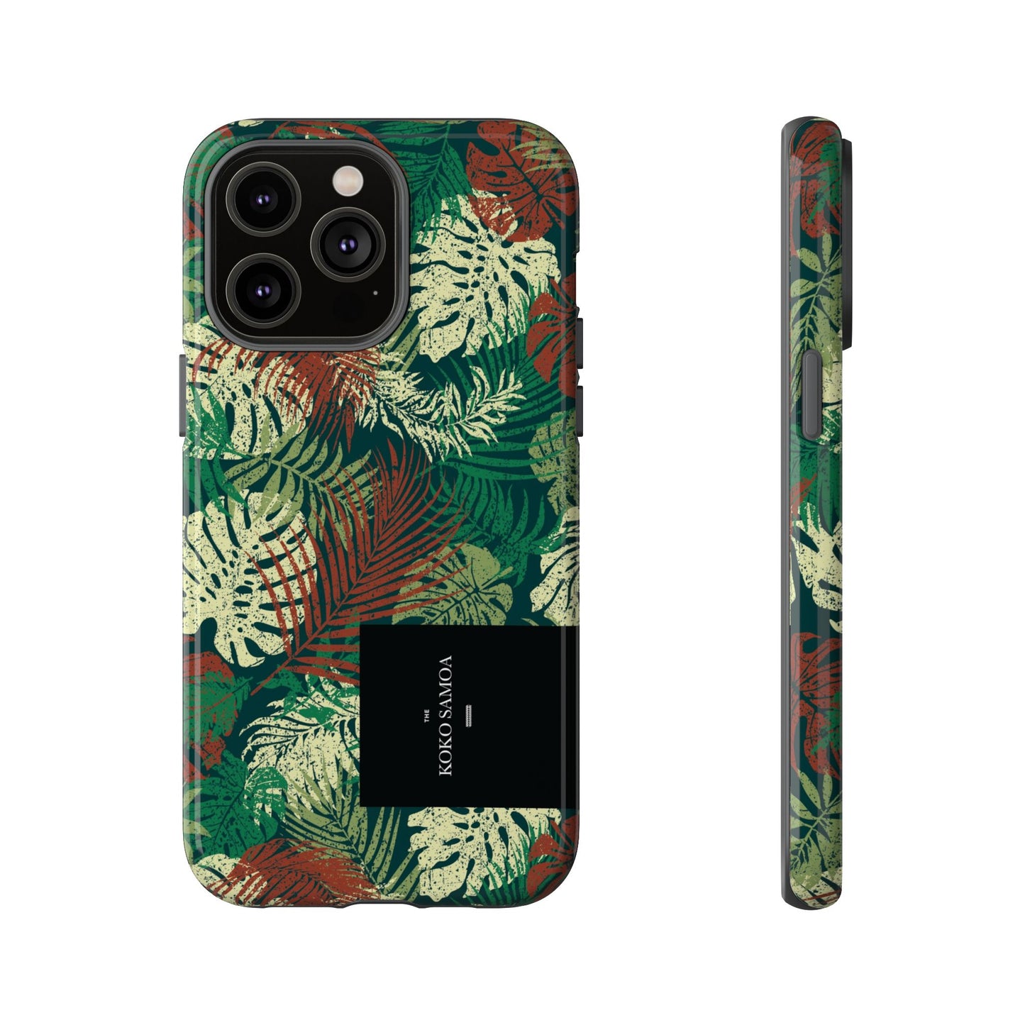 iPhone Tough Phone Case - Tafatafa Greens - AU/NZ/USA