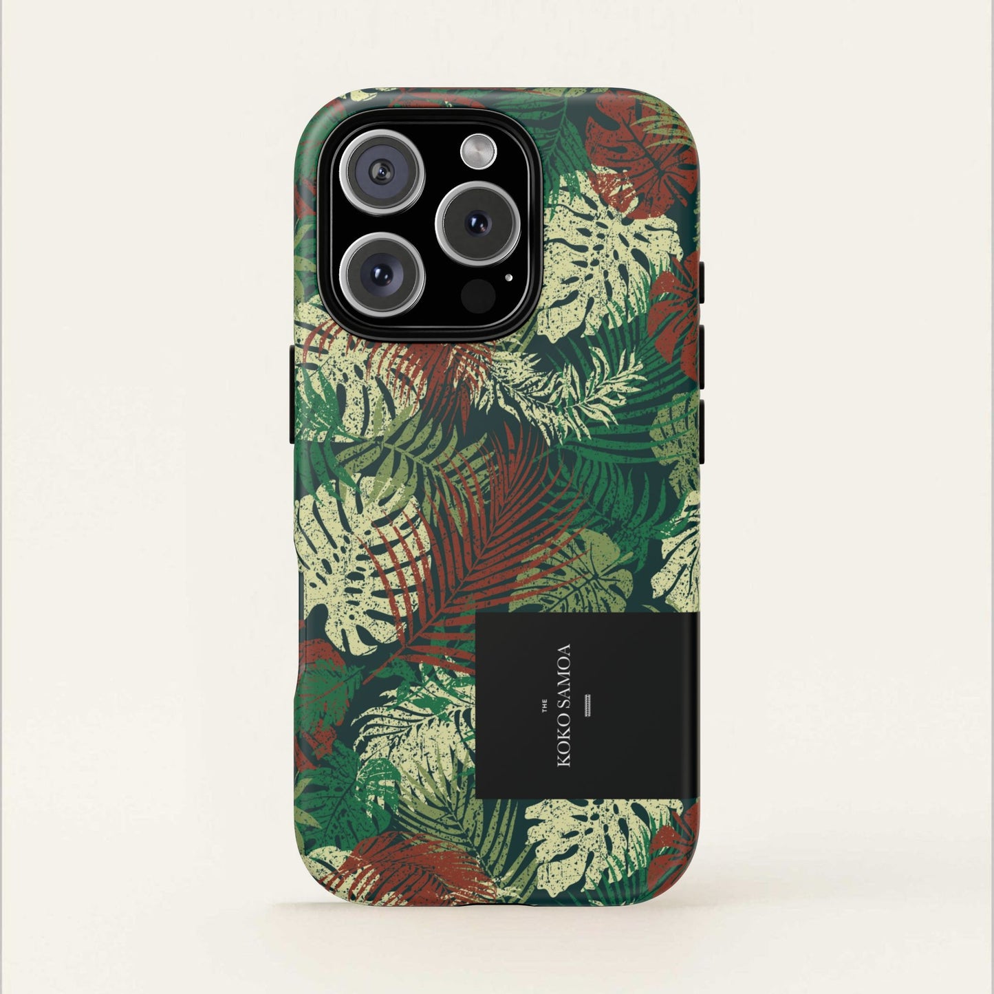 iPhone Tough Phone Case - Tafatafa Greens - AU/NZ/USA