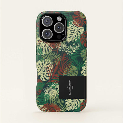 iPhone Tough Phone Case - Tafatafa Greens - AU/NZ/USA