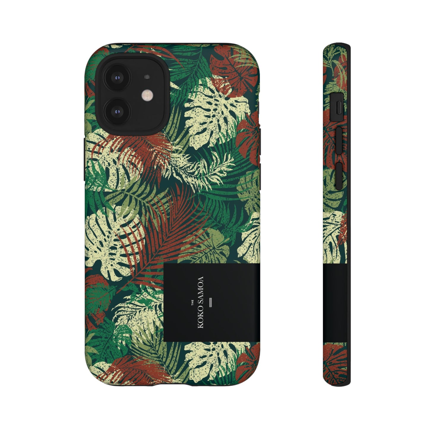 iPhone Tough Phone Case - Tafatafa Greens - AU/NZ/USA