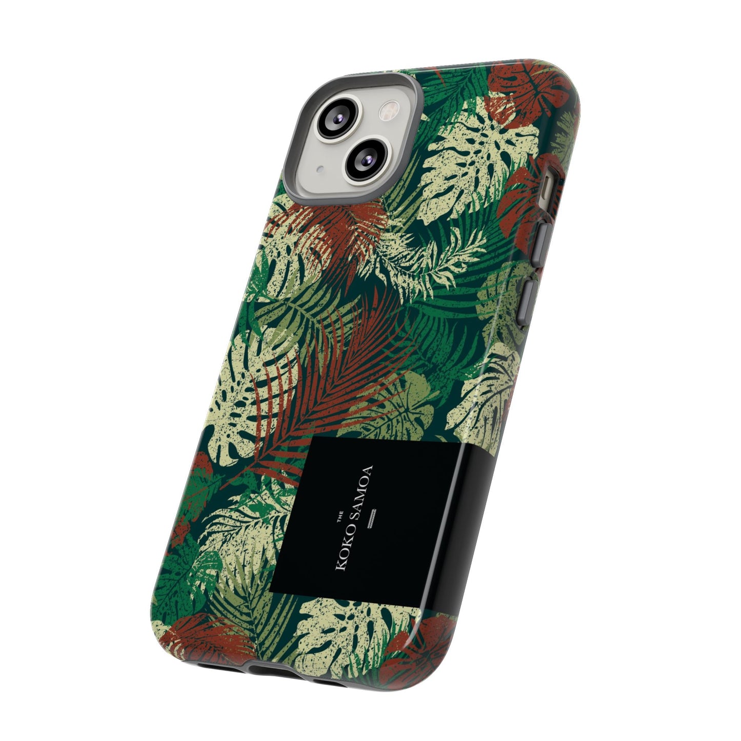 iPhone Tough Phone Case - Tafatafa Greens - AU/NZ/USA