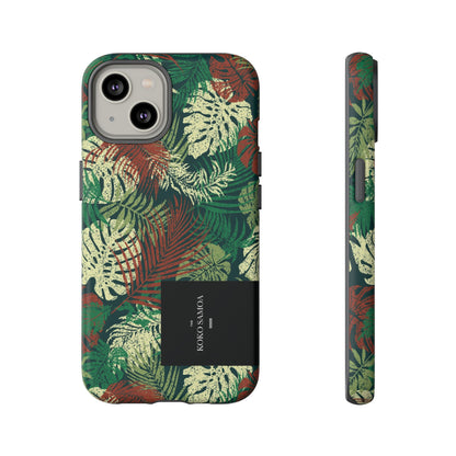 iPhone Tough Phone Case - Tafatafa Greens - AU/NZ/USA