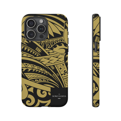 iPhone Tough Phone Case - Bloom Gold - AU/NZ/USA