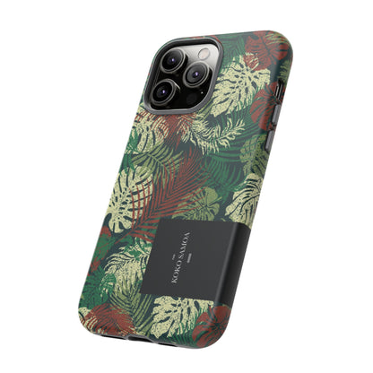 iPhone Tough Phone Case - Tafatafa Greens - AU/NZ/USA