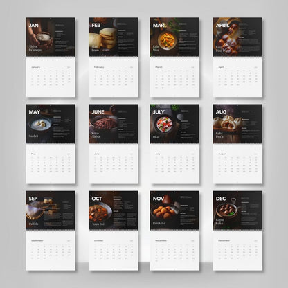 2025 Kitchen Calendar - Samoan Recipes - AU/NZ - The Koko Samoa