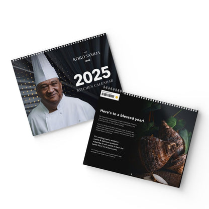 2025 Kitchen Calendar - Samoan Recipes - AU/NZ - The Koko Samoa