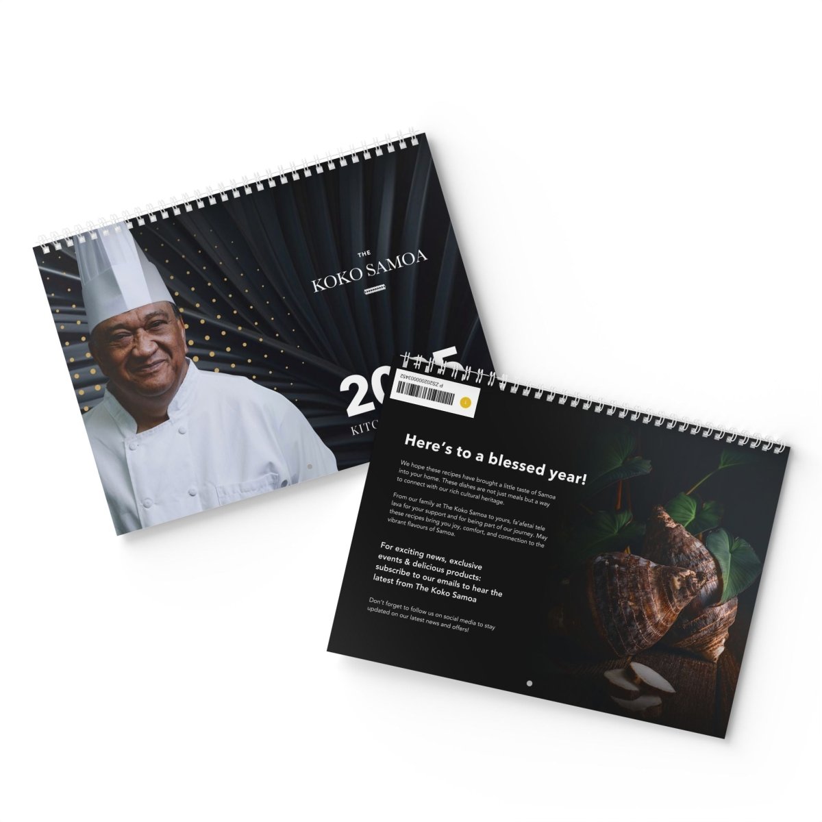 2025 Kitchen Calendar - Samoan Recipes - AU/NZ - The Koko Samoa