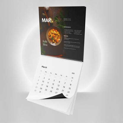 2025 Kitchen Calendar - Samoan Recipes - AU/NZ - The Koko Samoa