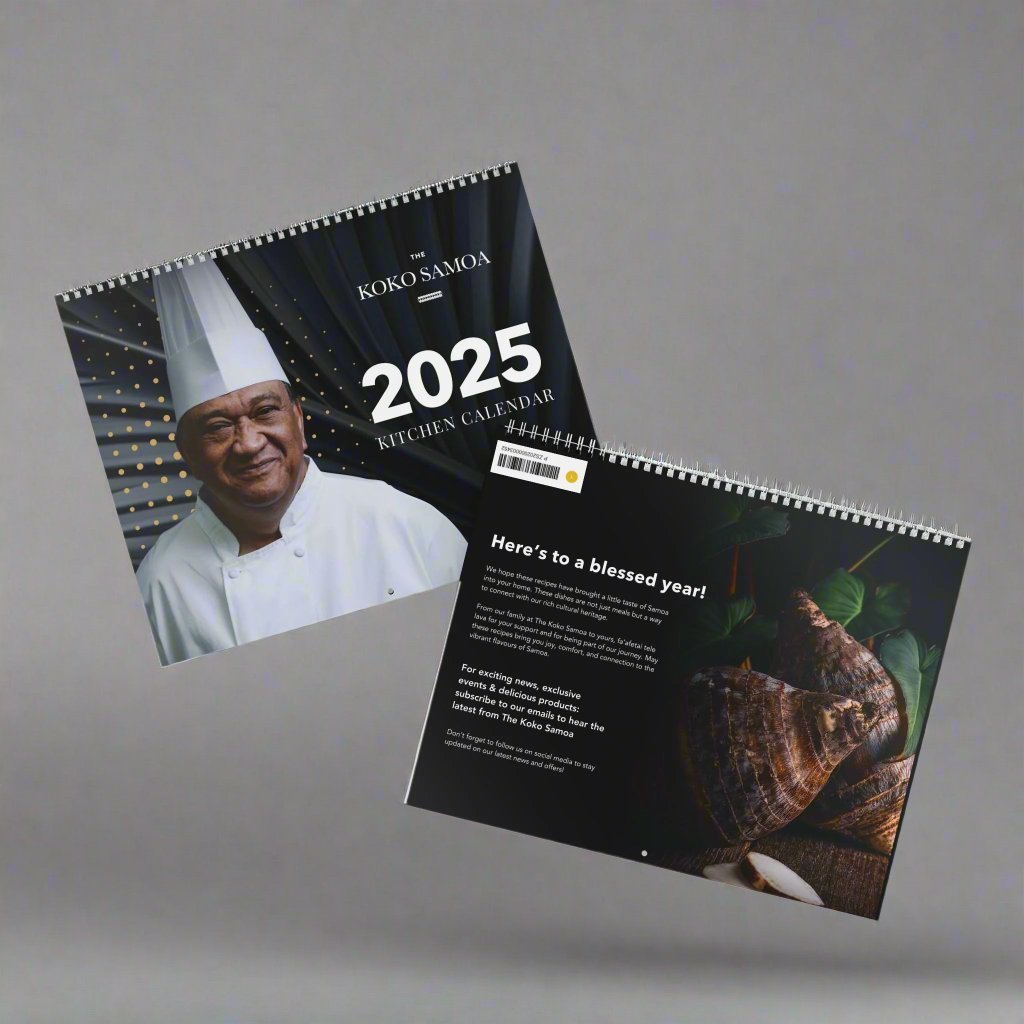 2025 Kitchen Calendar - Samoan Recipes - AU/NZ - The Koko Samoa