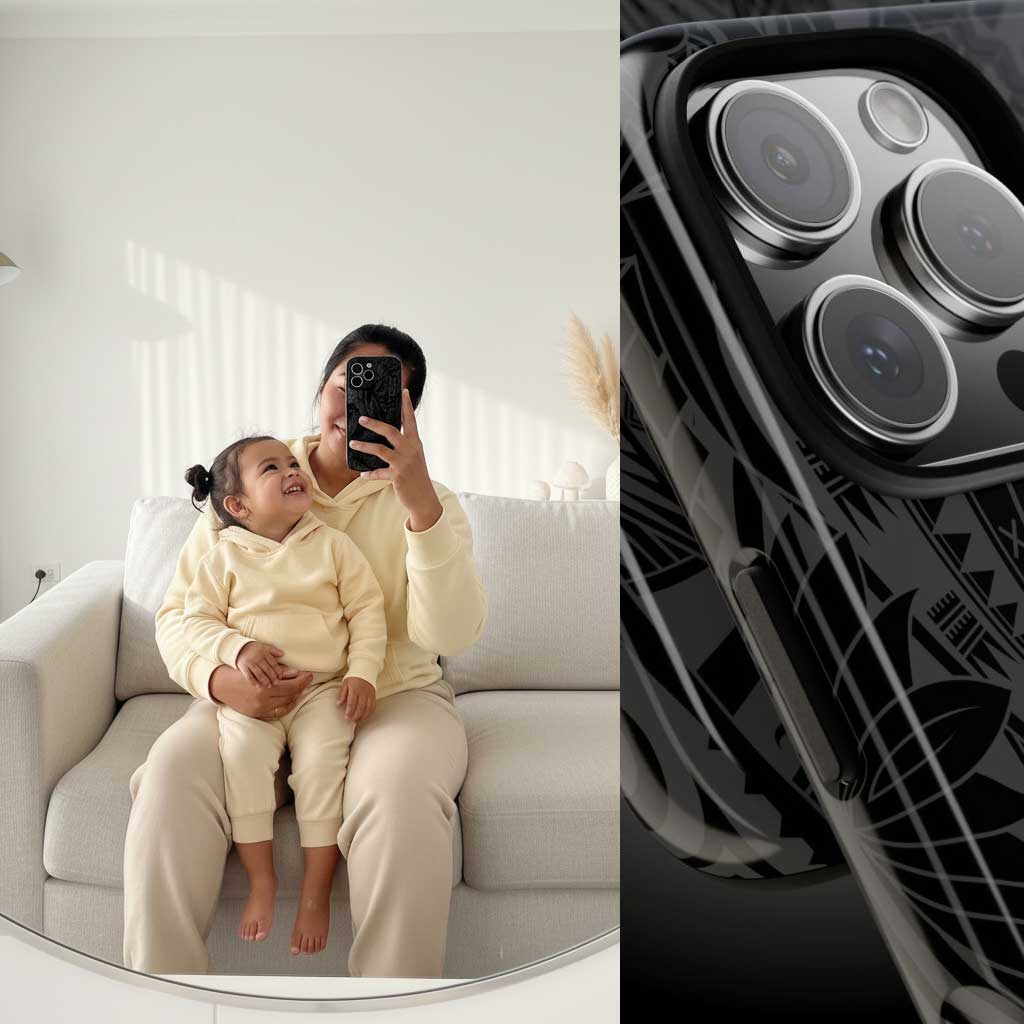 Printify Tough Warrior phone case for AU, NZ, and USA with a rugged design, protective edges, and vibrant graphics.