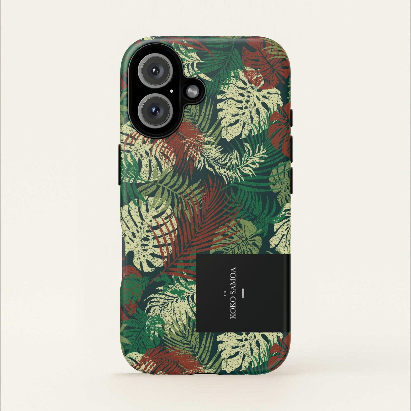 iPhone Tough Phone Case - Tafatafa Greens - AU/NZ/USA