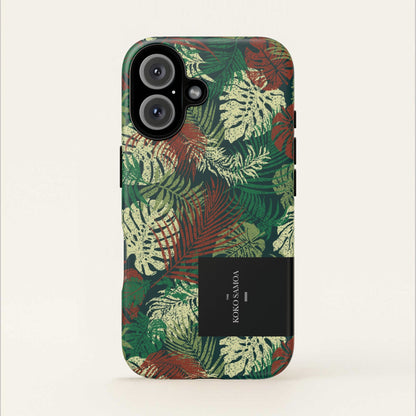 iPhone Tough Phone Case - Tafatafa Greens - AU/NZ/USA