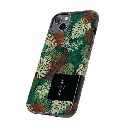 iPhone Tough Phone Case - Tafatafa Greens - AU/NZ/USA
