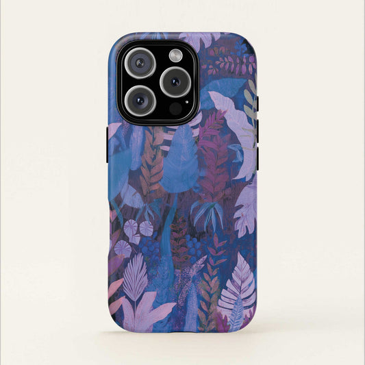 iPhone Tough Phone Case - Lavender Palms - AU/NZ/USA