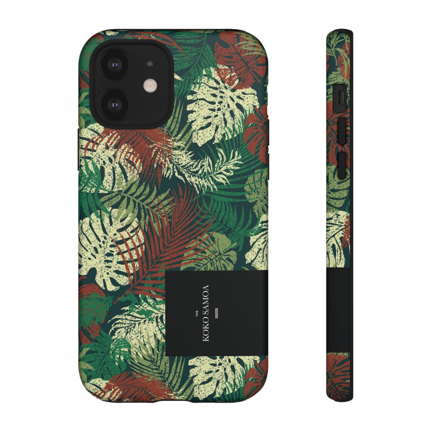 iPhone Tough Phone Case - Tafatafa Greens - AU/NZ/USA