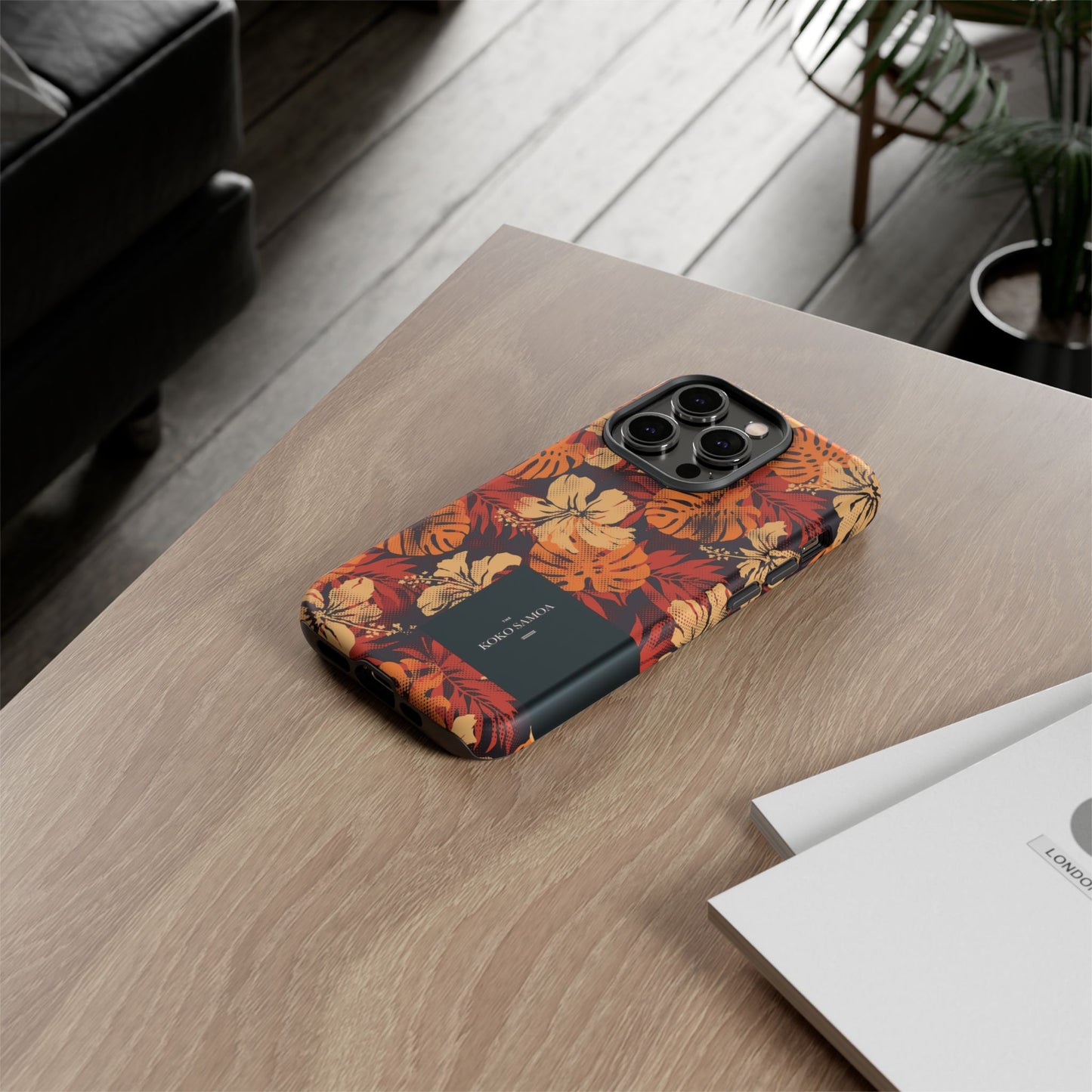 iPhone Tough Phone Case - Lalomanu Ember - AU/NZ/USA