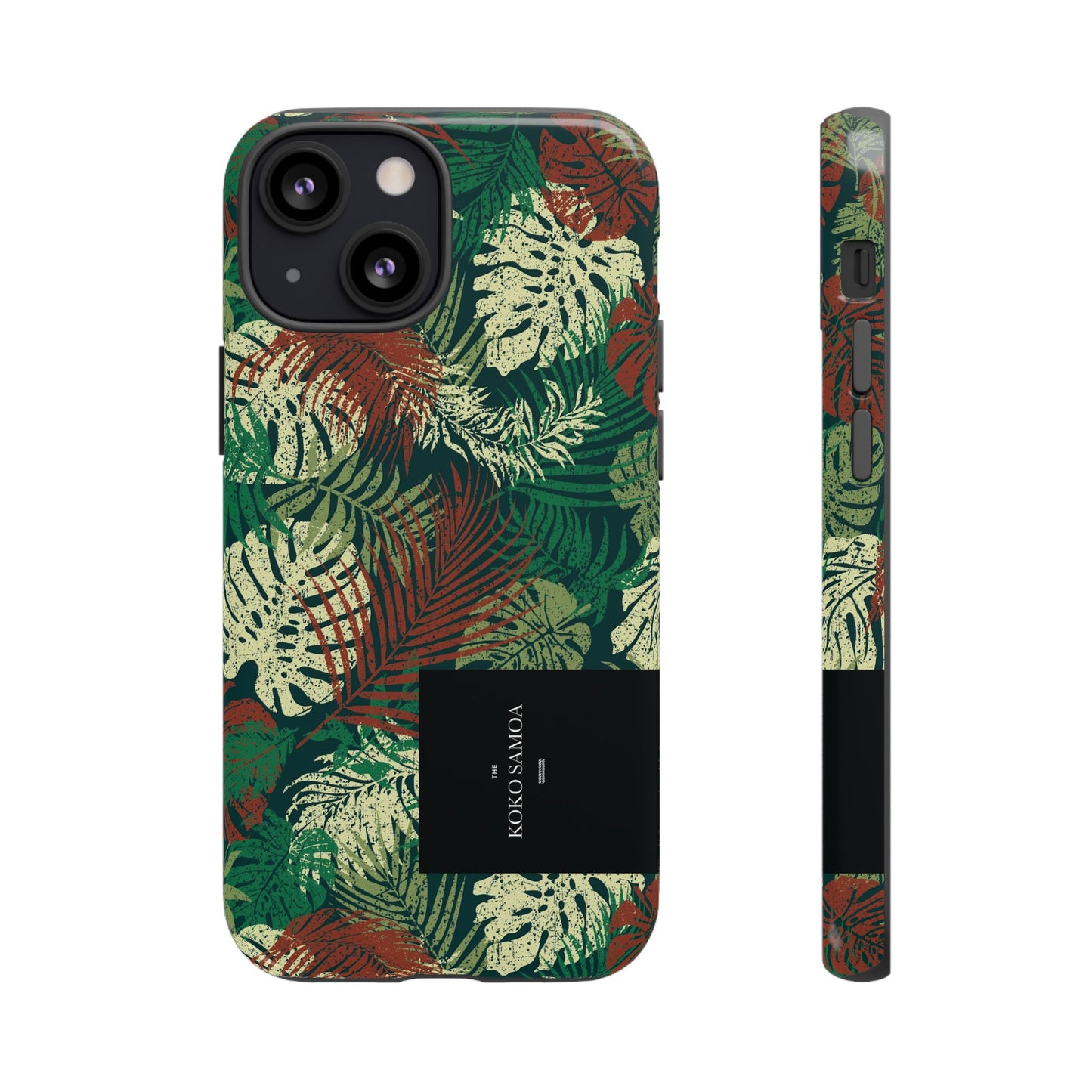 iPhone Tough Phone Case - Tafatafa Greens - AU/NZ/USA