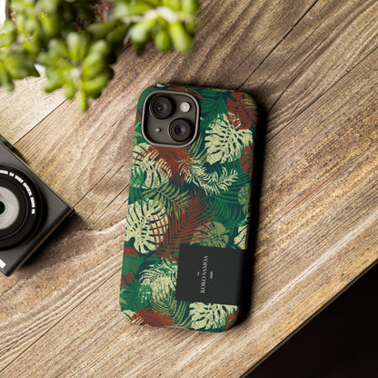 iPhone Tough Phone Case - Tafatafa Greens - AU/NZ/USA