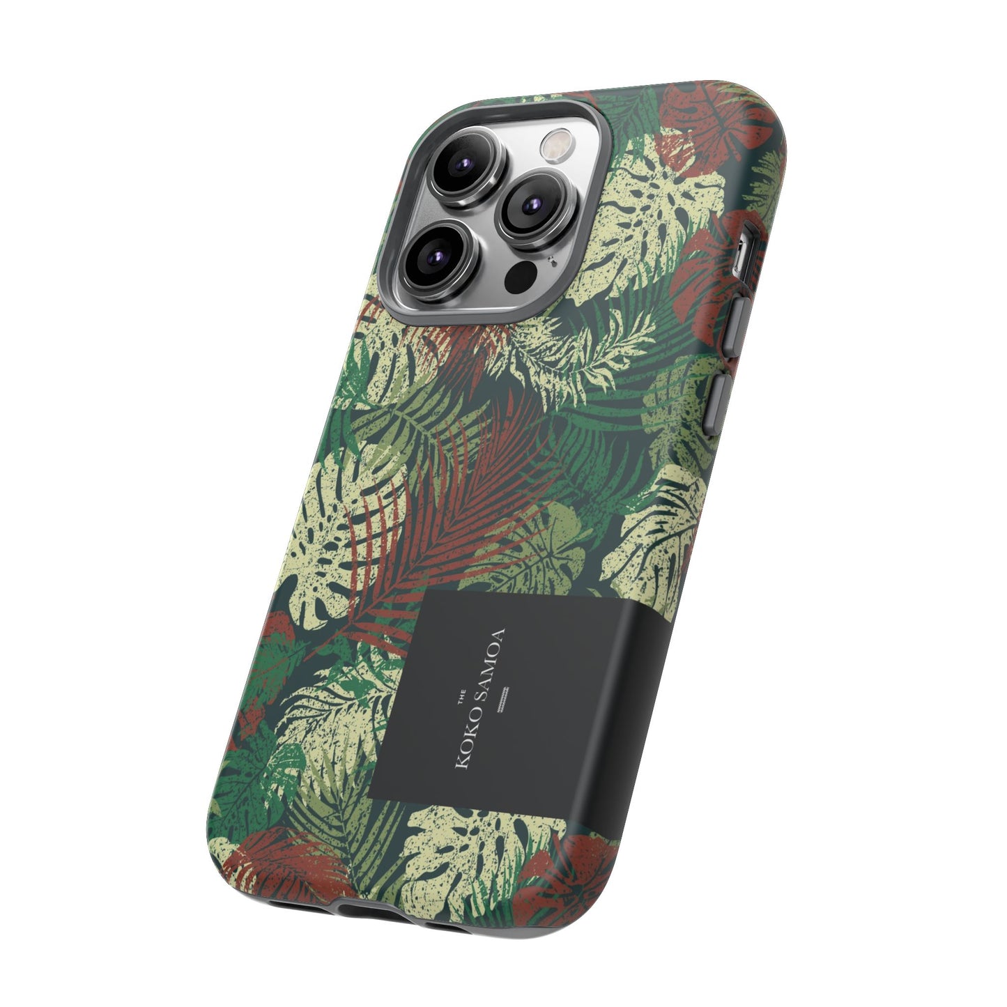iPhone Tough Phone Case - Tafatafa Greens - AU/NZ/USA