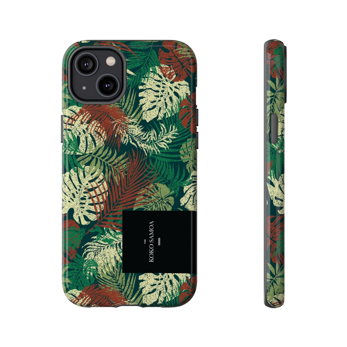 iPhone Tough Phone Case - Tafatafa Greens - AU/NZ/USA