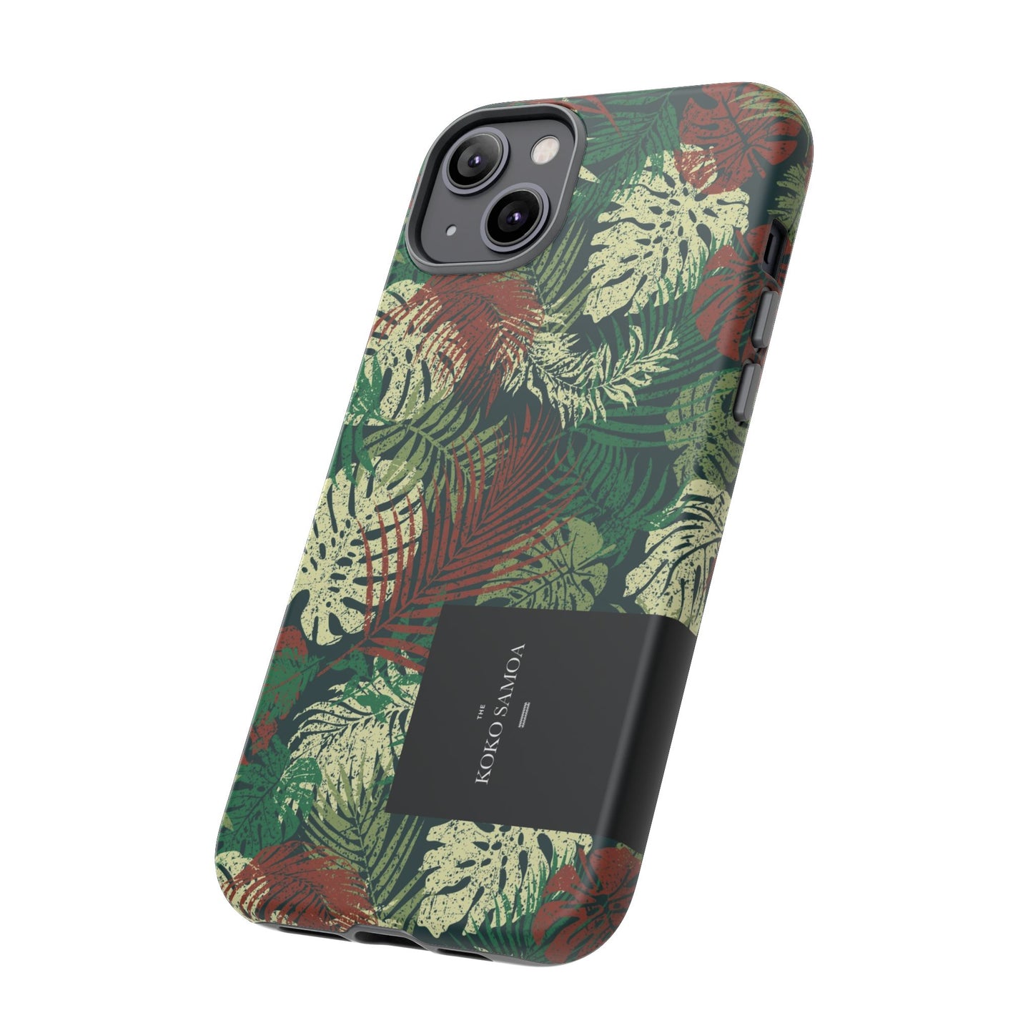 iPhone Tough Phone Case - Tafatafa Greens - AU/NZ/USA