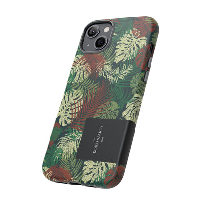 iPhone Tough Phone Case - Tafatafa Greens - AU/NZ/USA