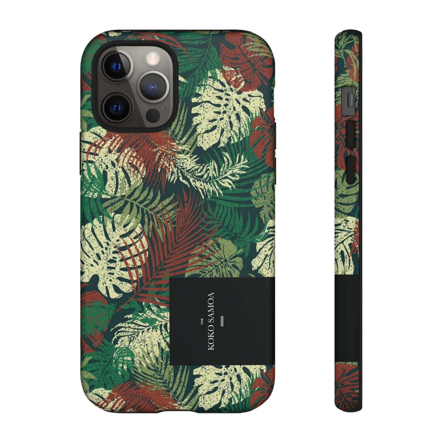 iPhone Tough Phone Case - Tafatafa Greens - AU/NZ/USA