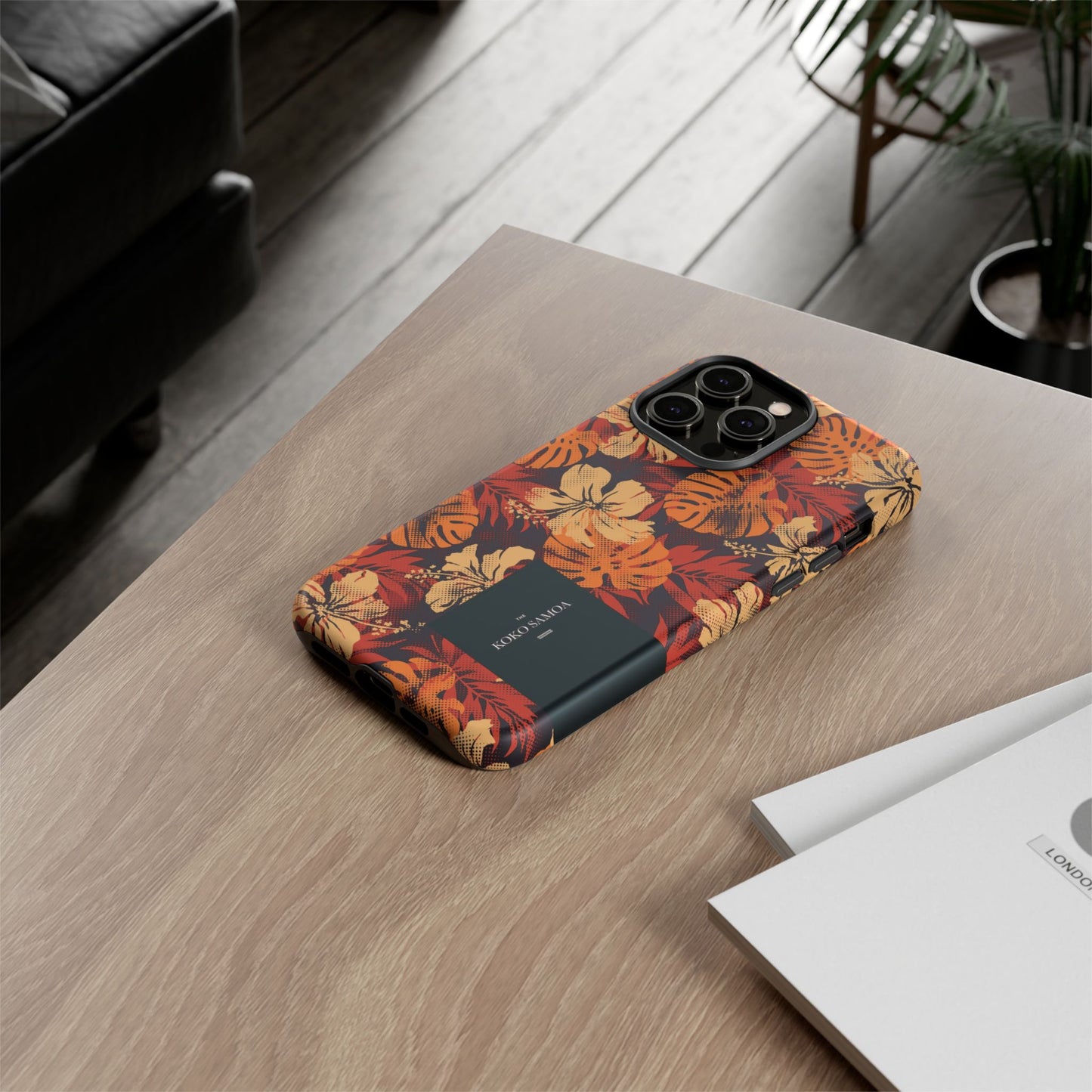 iPhone Tough Phone Case - Lalomanu Ember - AU/NZ/USA