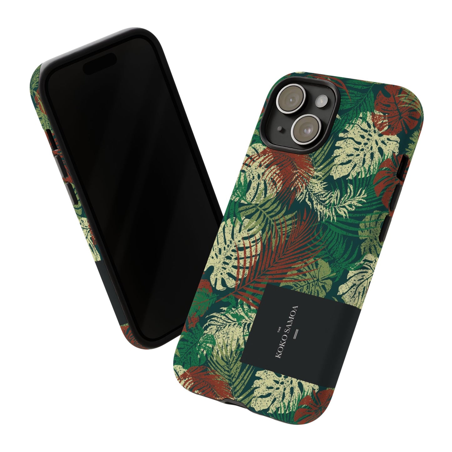 iPhone Tough Phone Case - Tafatafa Greens - AU/NZ/USA