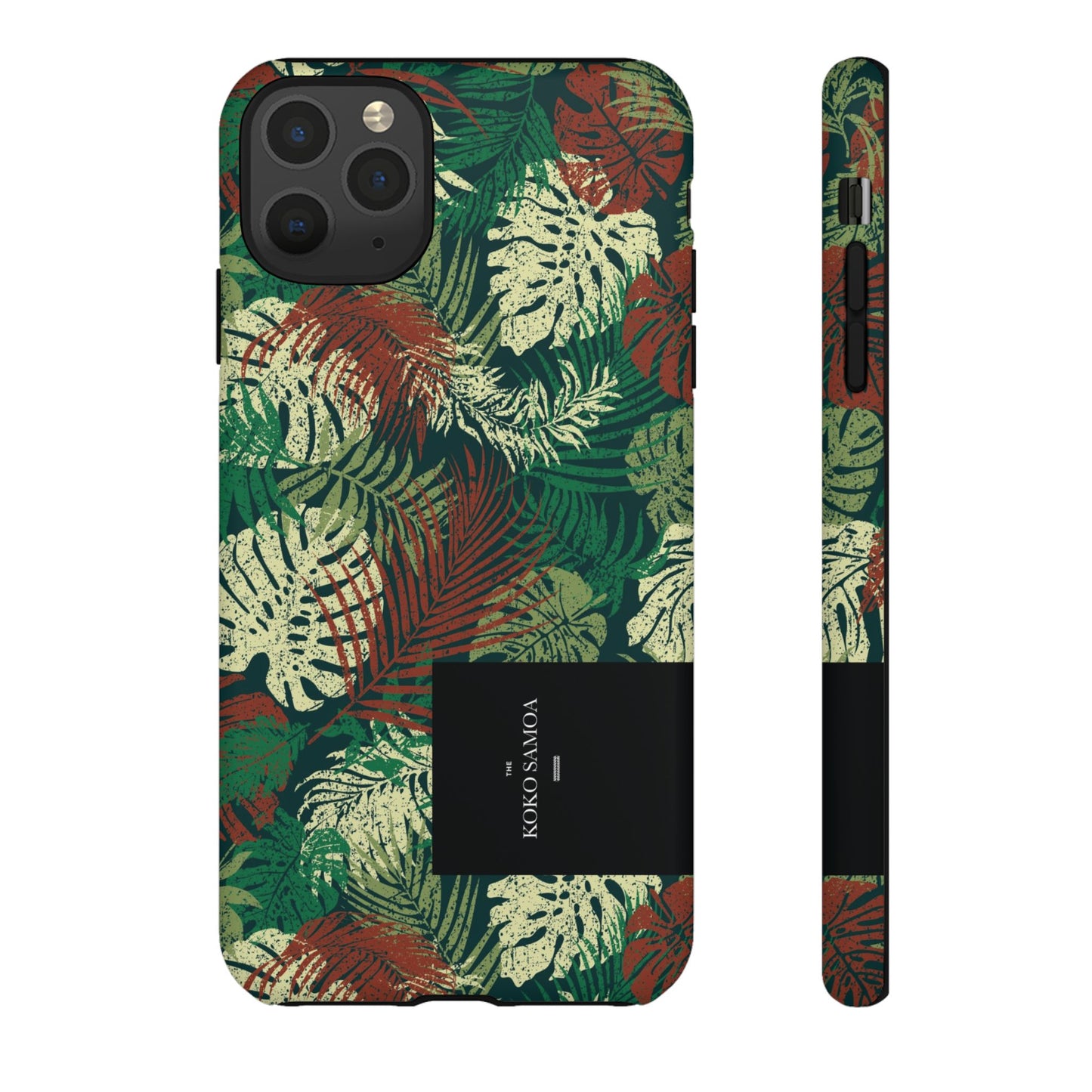 iPhone Tough Phone Case - Tafatafa Greens - AU/NZ/USA